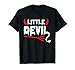 Little Devil Trident Spear Devil Horns - Ventilatore per feste di Halloween Maglietta