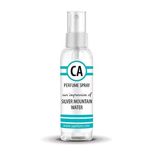 CA Perfume Impression of Silver Mountain Water for Man Travel Size Sample Fragrance Eau de Parfum Sprayer ( 2 Fl Oz/ 60 ml )