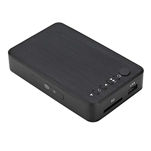 fasient HDMI Media Player černý 1080p HD Silná kompatibilita Audio a video multimediální přehrávač s IR dálkovým ovládáním, podpora USB mechaniky/mobilního pevného disku/SD karty (EU)