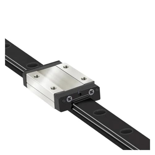 Rail de guidage linéaire avec chariot MGN12H 550mm noir de haute précision