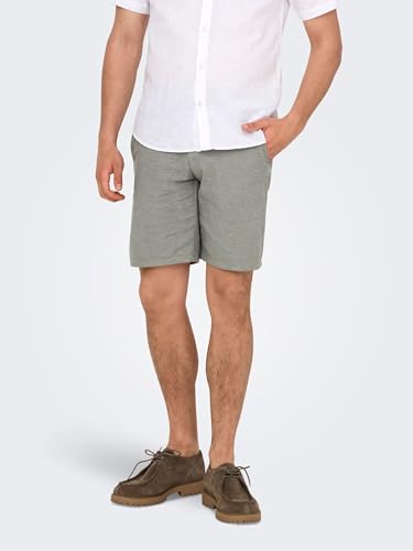 Only & Sons ONSMARK 0011 Cotton Linen Shorts NOOS – Ansicht 2