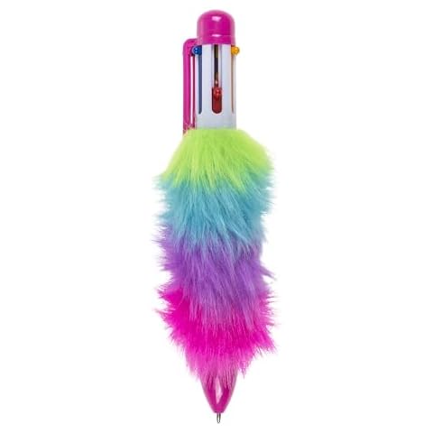 Stylo fourrure arc-en-ciel Mister Curiosities Cover