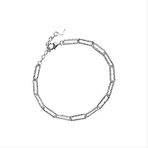 Bracelet à charme géométrique hollow tassel pour femmes QYYZTHX en acier