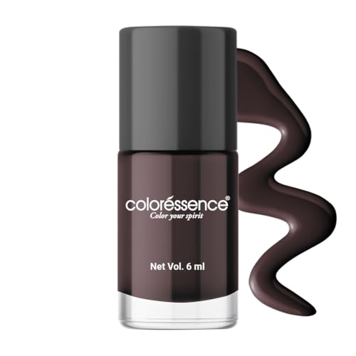 Image of Coloressence Cute Coats Long Lasting Nail Paint | Chip Resistant | Quick Dry | One Swipe Application | Toxin Free|Berry Bright -6ml, Glossy Finish
