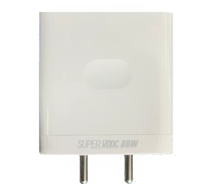 Image of Original 80W Super VOOC Charger for Oneplus 11|11R|11 Pro 5G|11RT|10|10 Pro|10R|10RT|9|9 Pro|9R 8|8 Pro|7 Pro| 7T| 7T Pro| 7| 6T| 6|N10 5G|Nord Ace Pro| Nord N300| Nord N20SE (Adapter & Cable)