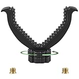 HUNTPAL 360° Swivel V Yoke Gun Rifle Shotgun Shooting Rest for Shooting Stick Tripod, Gun Holder Top Mount Attachment with 2 Pcs 3/8' to 1/4' Screws for Crossbow Hunting Tripod Bipod Monopod