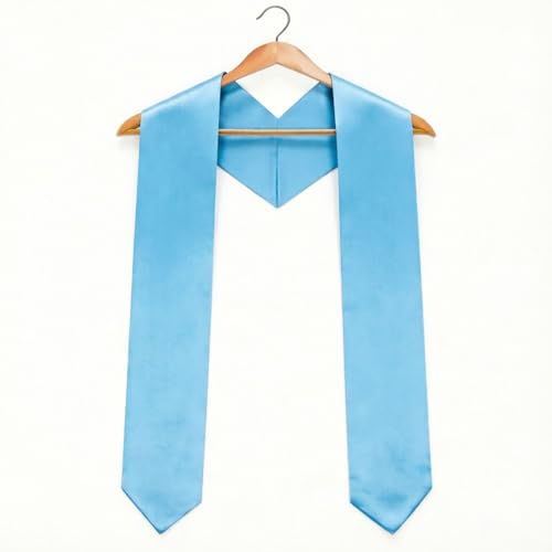 Image of Graduation Stole Honor Stole Plain Sash 60 inch Long for Graduation Ceremony and Graduation Photos