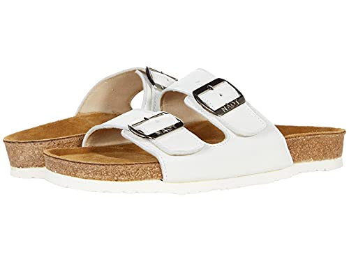 NAOT Women's Santa Barbara Sandal Soft White Leather 7-7.5 US