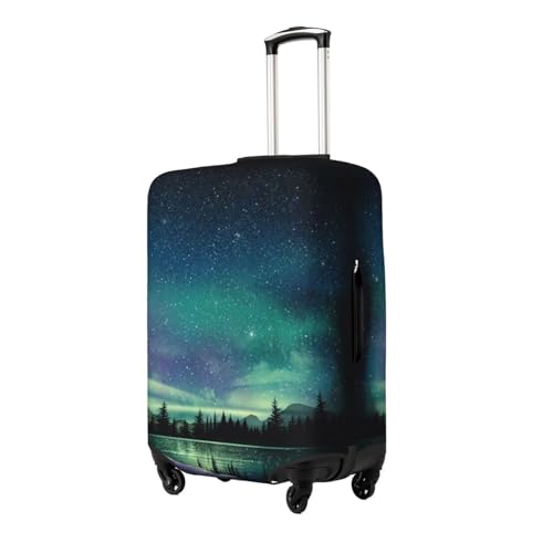 Celestial Night Sky Print Suitcase Cover Luggage Protector Washable Elastic Fashionable Travel Gear Cover2