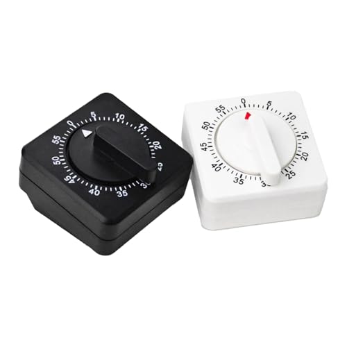 Zynewa 2 Stück Mechanischer Küchentimer,Eieruhr Mechanisch Kurzzeitwecker Küche,Küchentimer Manuell Verstellbar,60 Minuten Mechanischer Küchentimer (Weiß + Schwarz) Zynewa 2 Stück Mechanischer Küchentimer,Eieruhr Mechanisch Kurzzeitwecker Küche,Küchentimer Manuell Verstellbar,60 Minuten Mechanischer Küchentimer (Weiß + Schwarz)