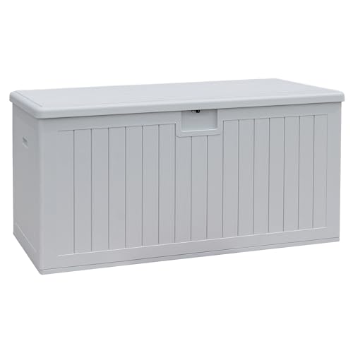 DIMENSIONI - Disponibile in due formati pratici per ogni esigenza: 113x58x58 cm (380 L) e 140x69x72 cm (694 L), perfetto come cassapanca contenitore da esterno o contenitore giardino per esterno