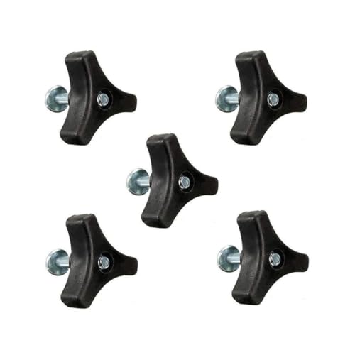 Perno de tornillo perilla mango triangular máquina césped cortacésped 2PCS 4