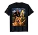 Funny Graphic Tee Cat Selfie with Bigfoot Unicorn Alien UFO T-Shirt