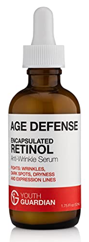 Youth-Guardian-Encapsulated-Retinol-Anti-Wrinkle-Serum-With-Peptides-Hyaluronic-Acid-and-Jojaba-Oil-Fights-Wrinkles-Dark-Spots-Dryness-And-Softens-Expression-Lines-And-Creases-175-Fl-Oz Youth Guardian Encapsulated Retinol Anti-Wrinkle Serum - With Peptides, Hyaluronic Acid and Jojaba Oil - Fights Wrinkles, Dark Spots, Dryness And Softens Expression Lines And Creases 1.75 Fl Oz (YG2)