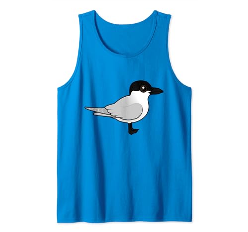 Cute Cartoon Gull-billed Tern Birdorable Bird Seabird Tank Top