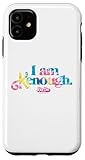 custodia per iphone 11 logo tie dye di barbie the movie - i am kenough