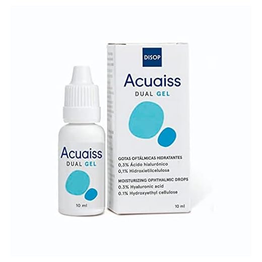 Acuaiss DUAL GEL Lágrima Artificial de Gel con Ácido Hialurónico contra la Sequedad Ocular Moderada y Severa. Multidosis. 10 ml