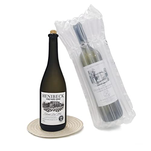 Supfive ワイン用エアパッキン梱包材 50枚 緩衝材を厚くしたエアクッションバッグ 壊れやすいものを運ぶときの衝撃吸収梱包として使用できる(ポンプ付) Supfive ワイン用エアパッキン梱包材 50枚 緩衝材を厚くしたエアクッションバッグ 壊れやすいものを運ぶときの衝撃吸収梱包として使用できる(ポンプ付)