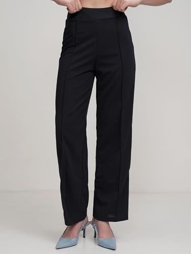 Image of Tokyo Talkies High & Mid Rise Stretchable Flared Trousers | Formal, Casual and All Day wear