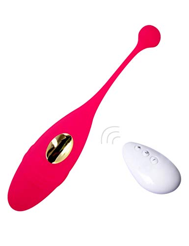 Legou Oeufs vibrants Contrôle de la Vessie Masseur portable Boules de Geisha pour Exercices de Plancher Rouge 15.8 * 3.2CM