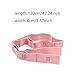 Menolana Resistance Band Elastic Band Exercise Band Multipurpose Lightweight Yoga Stretch Band 11 Segment for Pilates Gym Stretching, Pink