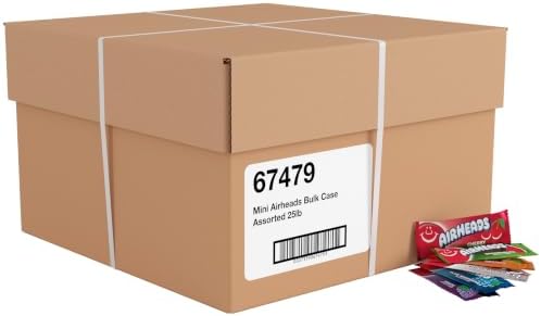 - Mini Candy Bars, Assorted Taffy Variety Pack, 25 lb Box