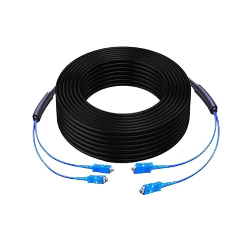 Câble à fibre optique blindé SC monomode GYXTW extérieur 2 conducteurs 10m