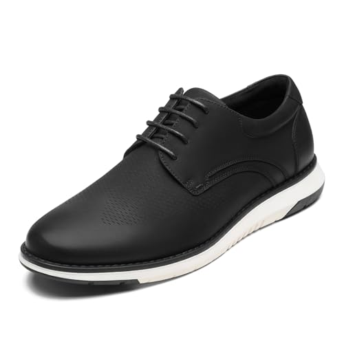 HEEZ Men's Dress Sneakers, Casual Dress Shoes for Men Comfortable, Breathable Wingtip Oxford Shoes...