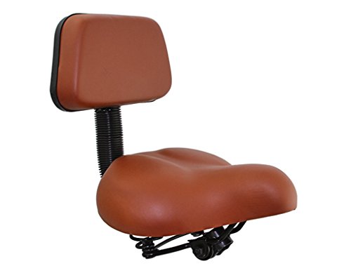 Lowrider Beach Cruisers Saddle W/Back Rest 350 Brown.