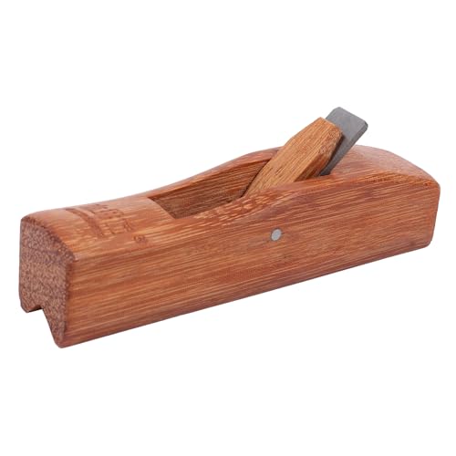 Yardenfun Raboteuse à Miniature en Acajou Rouge Outil Manuel de Rabotage Raboteuse à Main pour Menuisier Outil de Travail du 1 Pièce