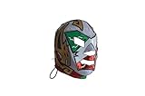 Deportes Martinez Dr Wagner Semi Professional Lucha Libre Luchador Wrestling Mask One Size Multicoloured Premium Quality Mascara de Luchador for Cosplay or Professional Wrestling