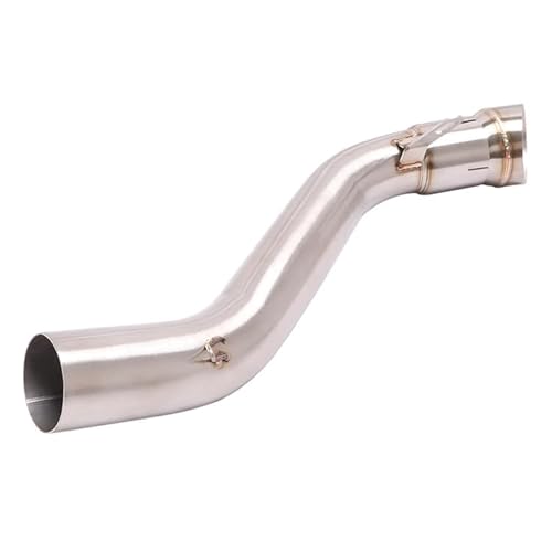 FIRECARP バイク用 エキゾーストパイプ 中間パイプ 50.8mm/60.5mmマフラー対応 ステンレス/チタン合金製 CB650R/CBR650R 2019-2023年 CB650F/CBR650F 2014-2018年モデル対応 (A 60.5m