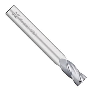 Kodiak Cutting Tools KODIAK136486 USA Made Solid Carbide End Mill, Long, 4 Flute, 5/16" Shank, 1-1/8" Length of Cut, 3" Overall Length, 5/16" Diameter
