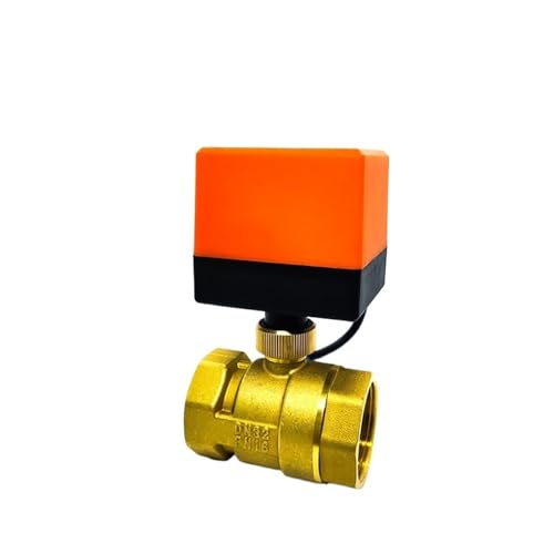 Vanne à bille électrique en laiton de précision DC12V 2 voies - 3