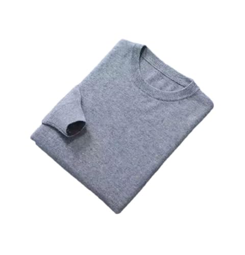 Men Classic Fit Knit Sweater Classic Round Neck Pullover Jumper Soft Solid Color Casual Knitted Sweaters