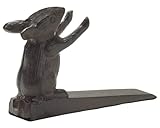 Vintage Cast Iron Mouse Door Stop Wedge by Comfify | Lovely Decorative Finish, Padded Anti-Scratch...