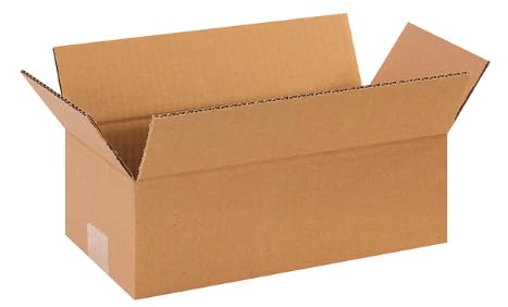 25 Pack 12 L x 6 W x 4 H Corrugated Cardboard Boxes For Packing, Shipping, or Moving