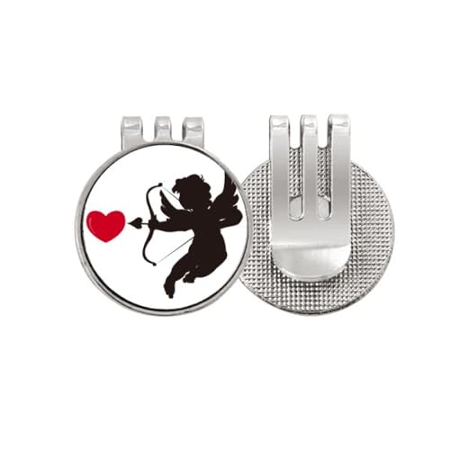 Marqueur de balle de golf Cupidon en émail, cadeau idéal pour les amoureux du golf