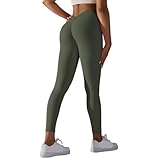 BNDDZBN Yoga Pants Yoga Leggings Back Leggings Women Yoga Pants Fitness Gym Leggings(Green,S)
