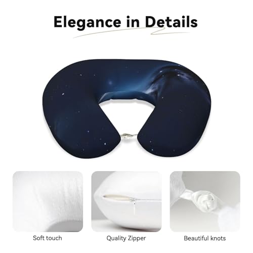 Almohada cuello memory foam negra tamaño único miniatura 4