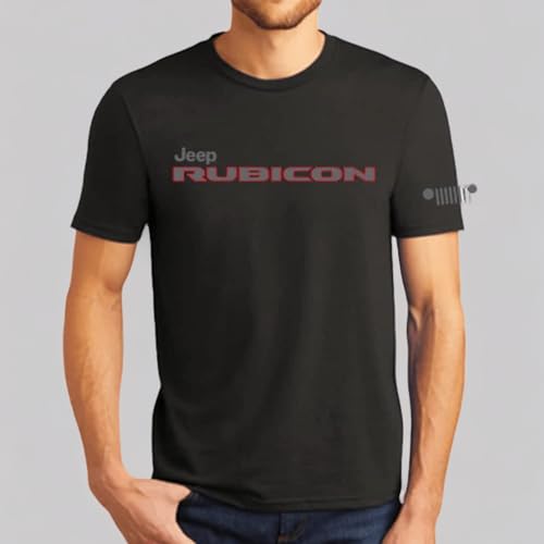 Jeep Mens Wrangler Rubicon Off Road Enthusiast T-Shirt Heather Black Triblend2
