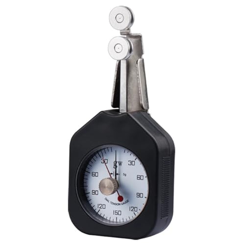 Yarn Tension Meter, Textile Tensiometer, Pointer Dial Tension Gauge, Double Pulley Design, Measurement Range 25-250gw, Minimum S