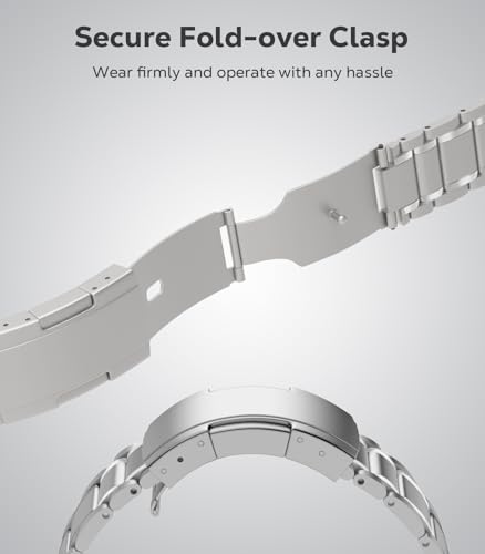 Image of MoKo Upgraded Titanium Watch Band, Compatible with Apple Watch Ultra 3 / Ultra 49mm, Replacement Strap for iWatch 46mm /45mm /44mm /42mm, Metal Band for Series 11 /10 /9 /8 /7 /6 /5 /4 /3 /2 /1 /SE3 /SE2 /SE