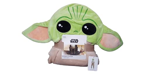 Primark Limited Manta de forro polar con capucha de Disney Star Wars The Mandalorian Baby Yoda