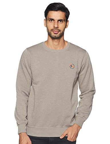 Image of Qube By Fort Collins Men Cotton High Neck Sweatshirt