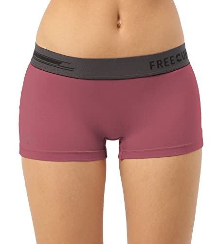 Image of Freecultr Women's Underwear Antibacterial Micromodal Airsoft | Boy Shorts | Ultra-Comfortable Sweat-Wicking & Skin-Friendly Fabric | No Irritation No Itching Stretchable & Breathable