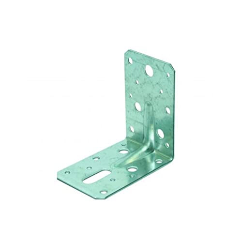 Equerre de fixation d'assemblage galvanisé 125x125x45mm Ep. 2.5mm Cover