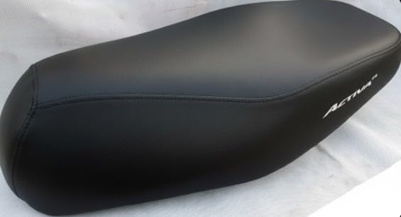 Image of Premium Water Resistant Seat Cover for Activa 3G Durable Black Stretchable Scooty Seat Protection Cover Design (Black - 7)