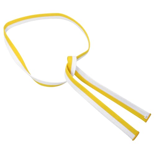 BRIGHTFUFU Martial Art Karate Belt Lightweight and Flexible Taekwondo Gear Polyester-Cotton One Size Fits