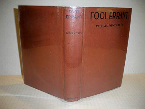 Fool Errant B0018H6V20 Book Cover